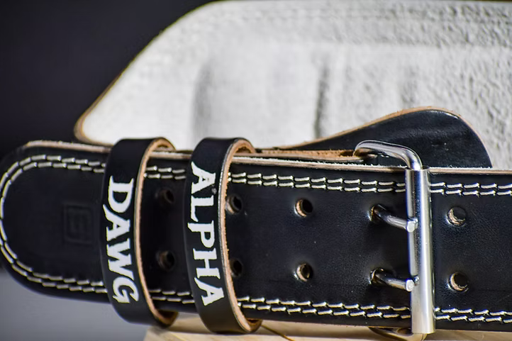 Lift Black Leather Belt