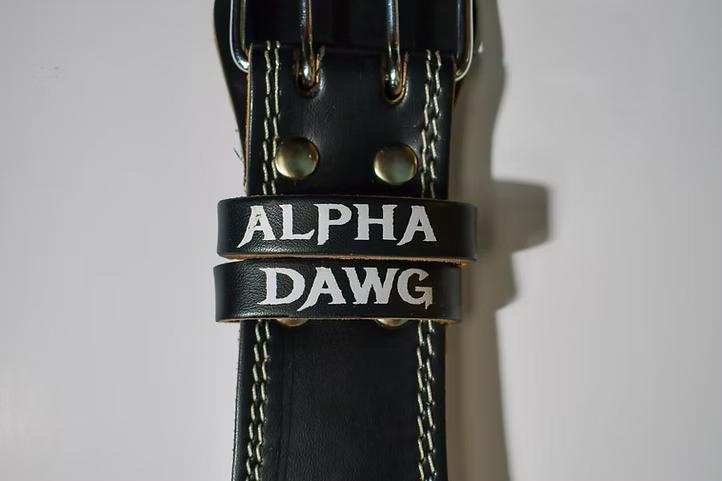 Lift Black Leather Belt