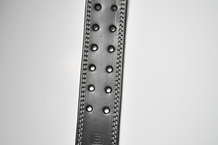 Lift Black Leather Belt