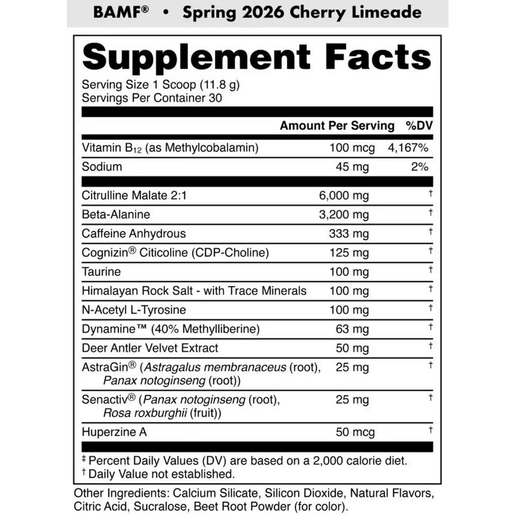 BAMF - High Stimulant Nootropic Pre-Workout
