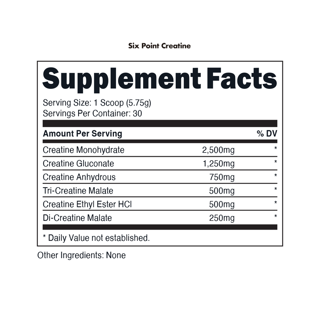 Creatine Six Point