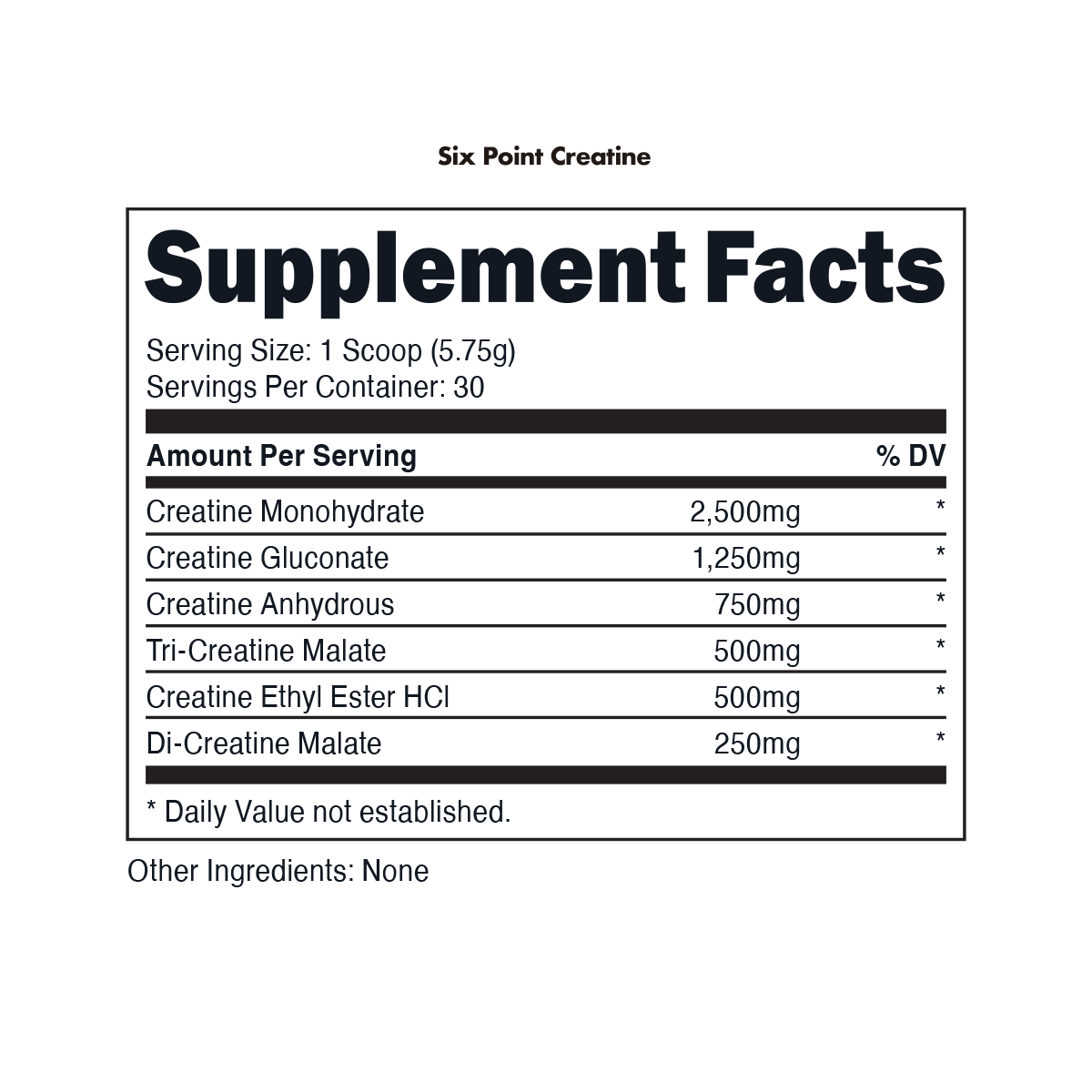 Creatine Six Point