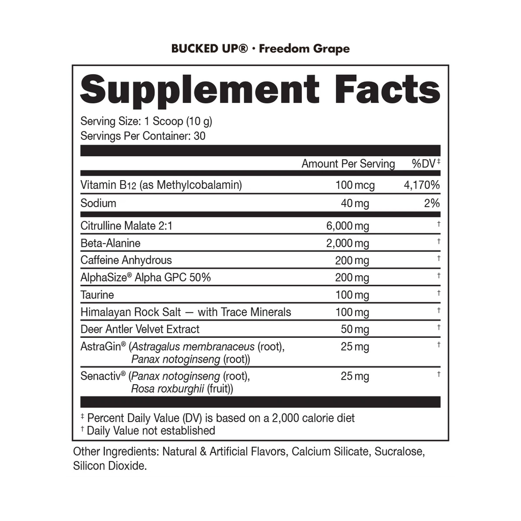 Bucked Up Preworkout
