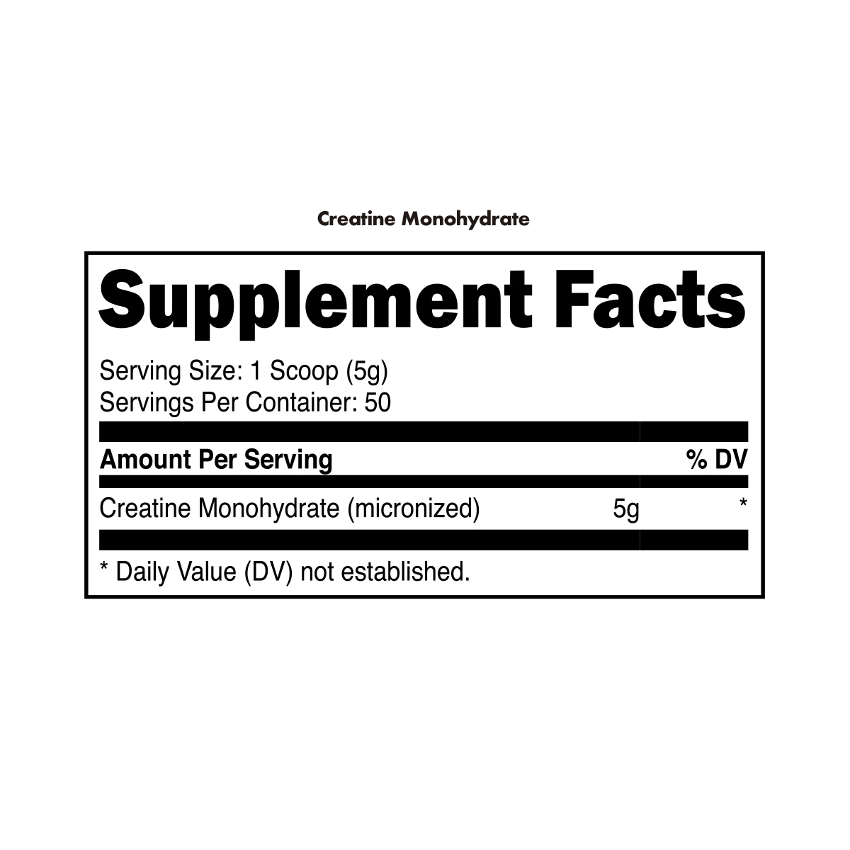 Creatine Monohydrate