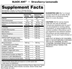 High Stimulant Black Ant preworkout