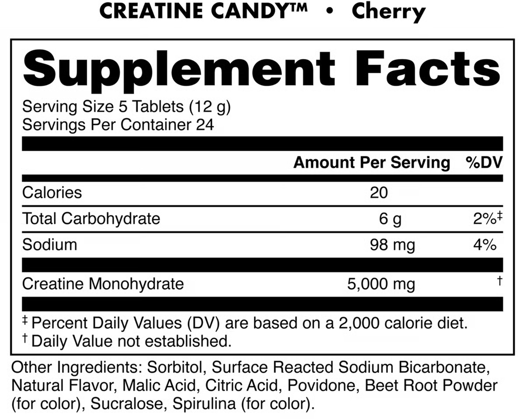 Creatine Candy