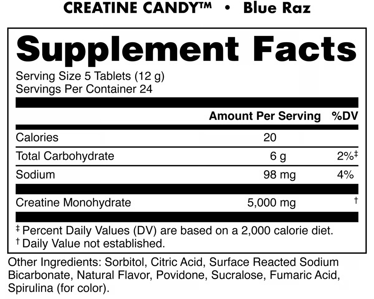Creatine Candy