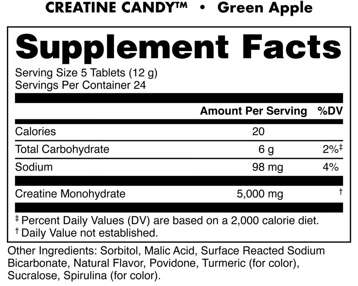 Creatine Candy