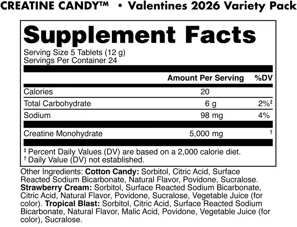 Creatine Candy