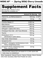 Woke AF - High Stimulant Pre-Workout