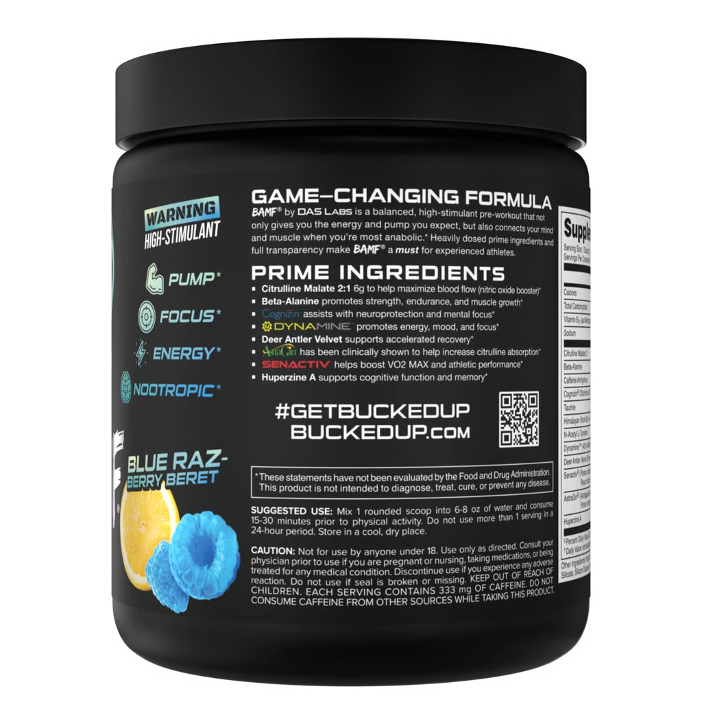 BAMF - High Stimulant Nootropic Pre-Workout
