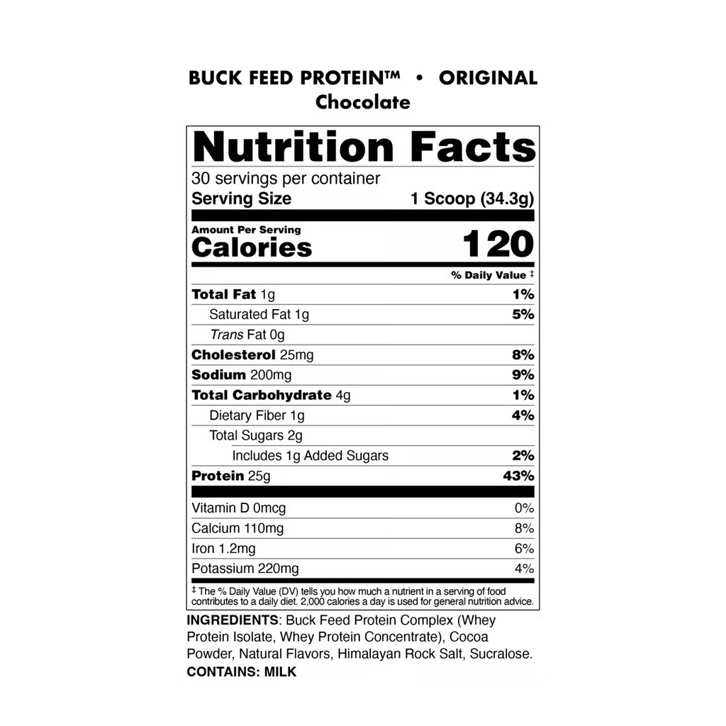 Buck Feed Protein