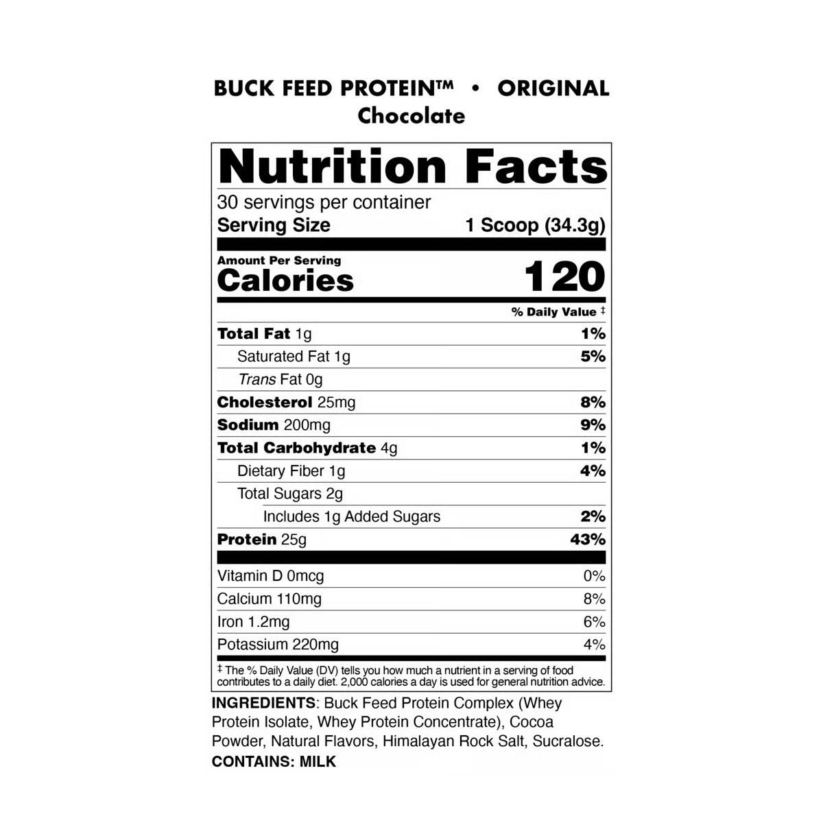 Buck Feed Protein