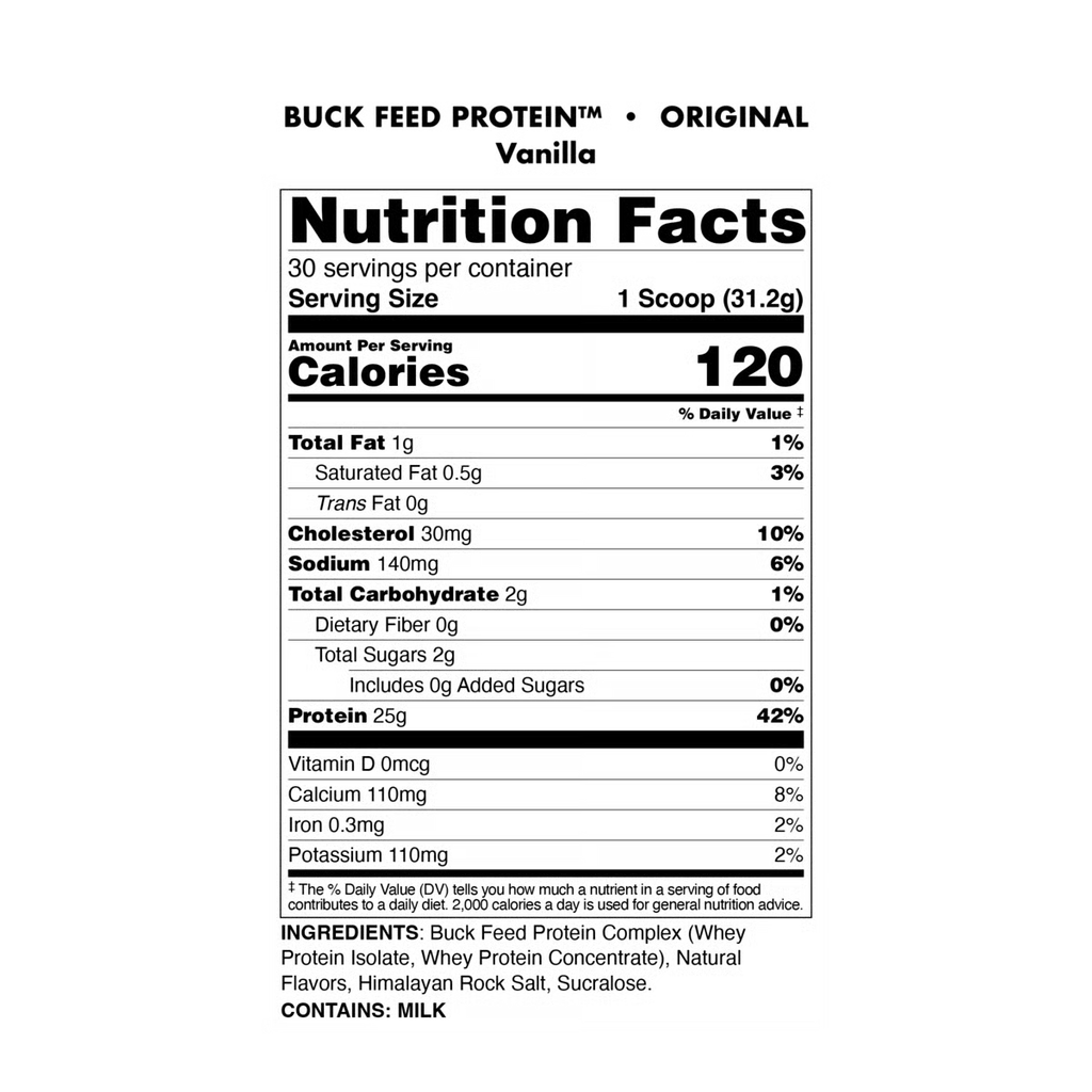 Buck Feed Protein
