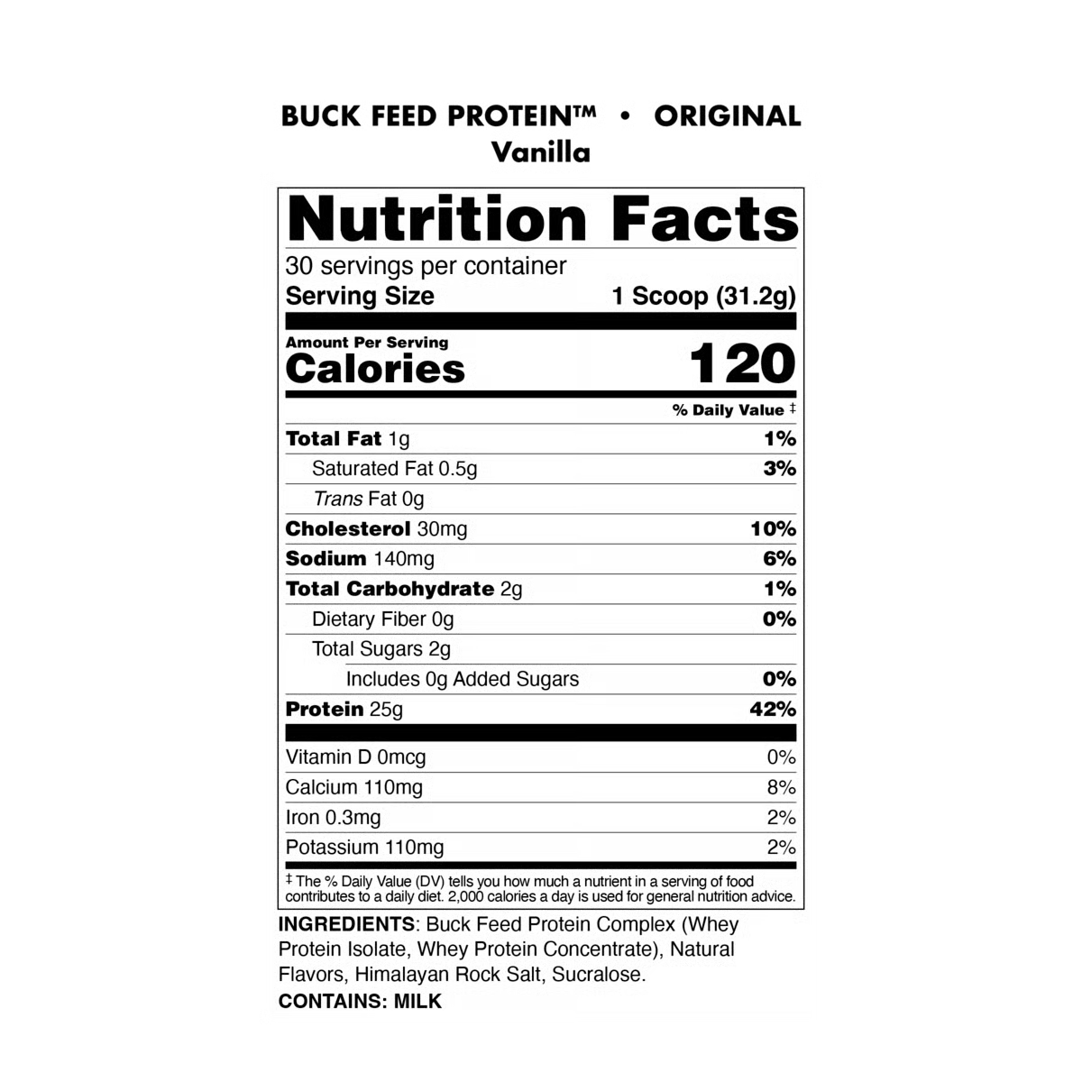Buck Feed Protein