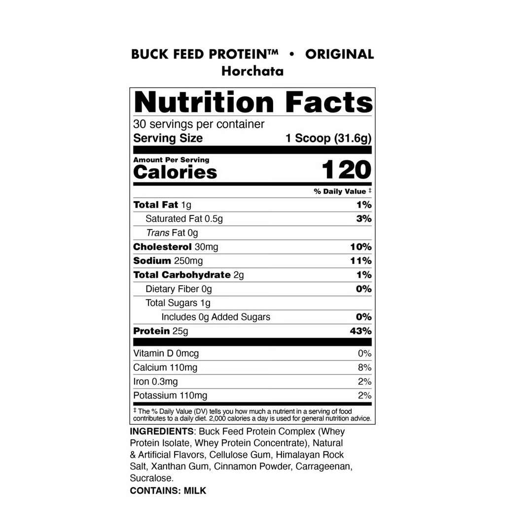 Buck Feed Protein