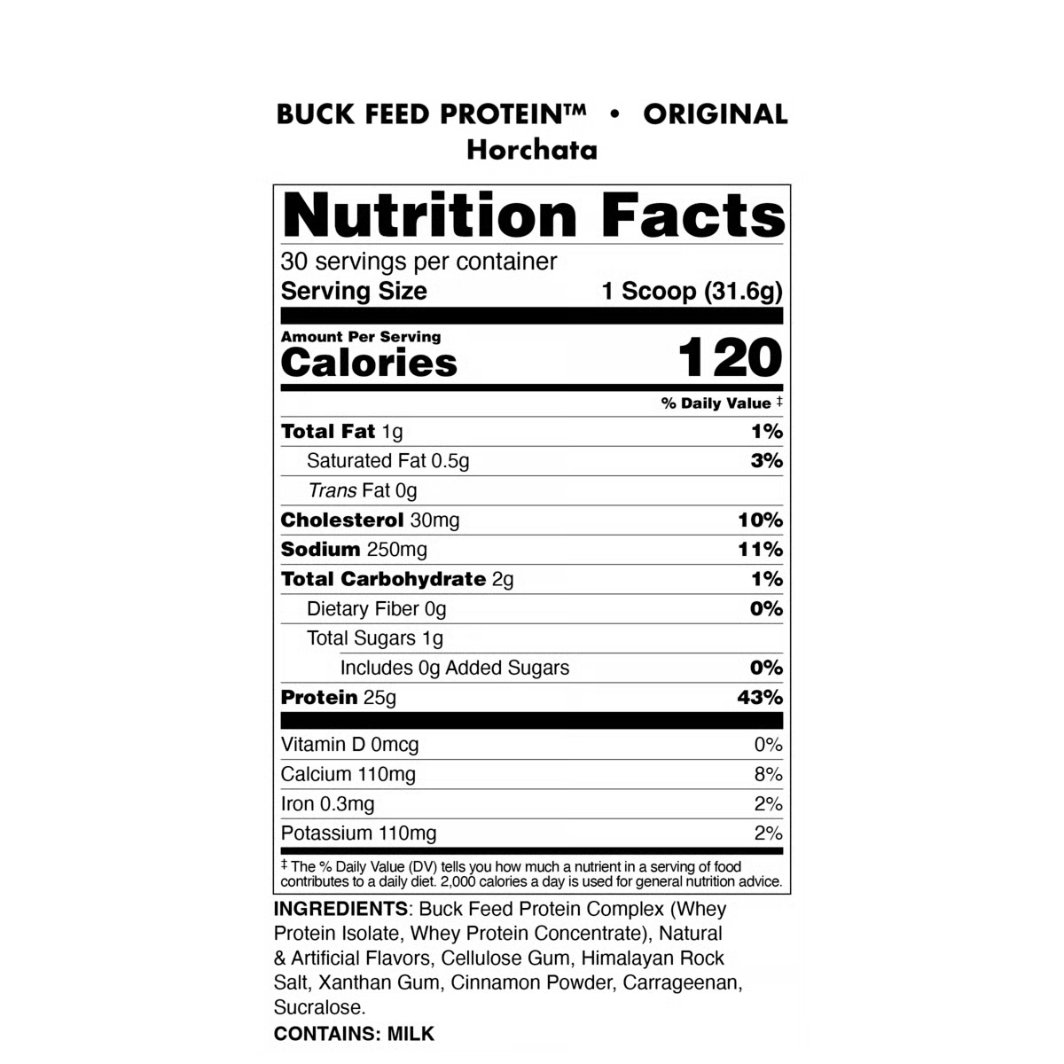 Buck Feed Protein