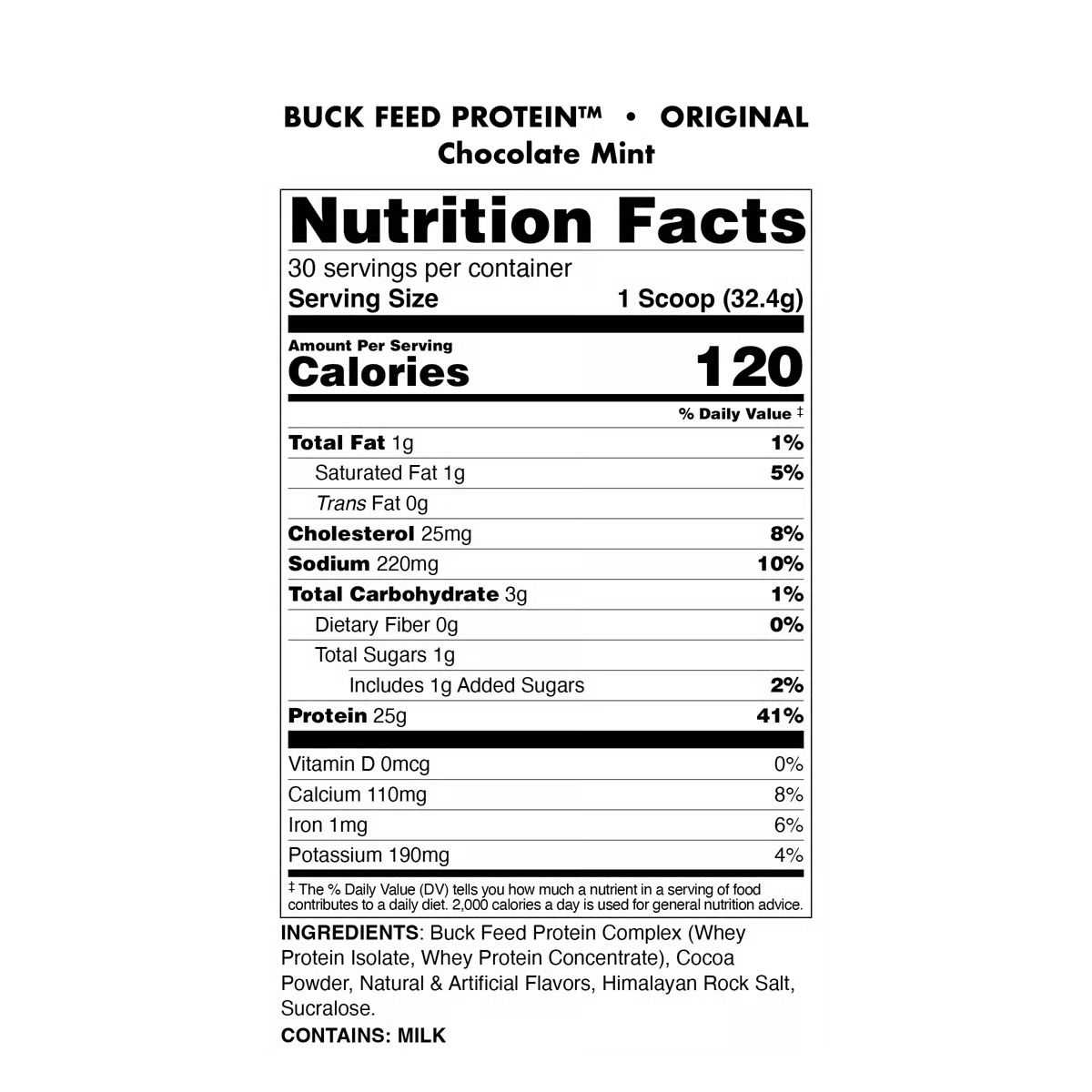 Buck Feed Protein