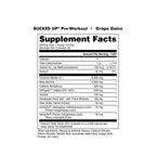 Bucked Up Preworkout