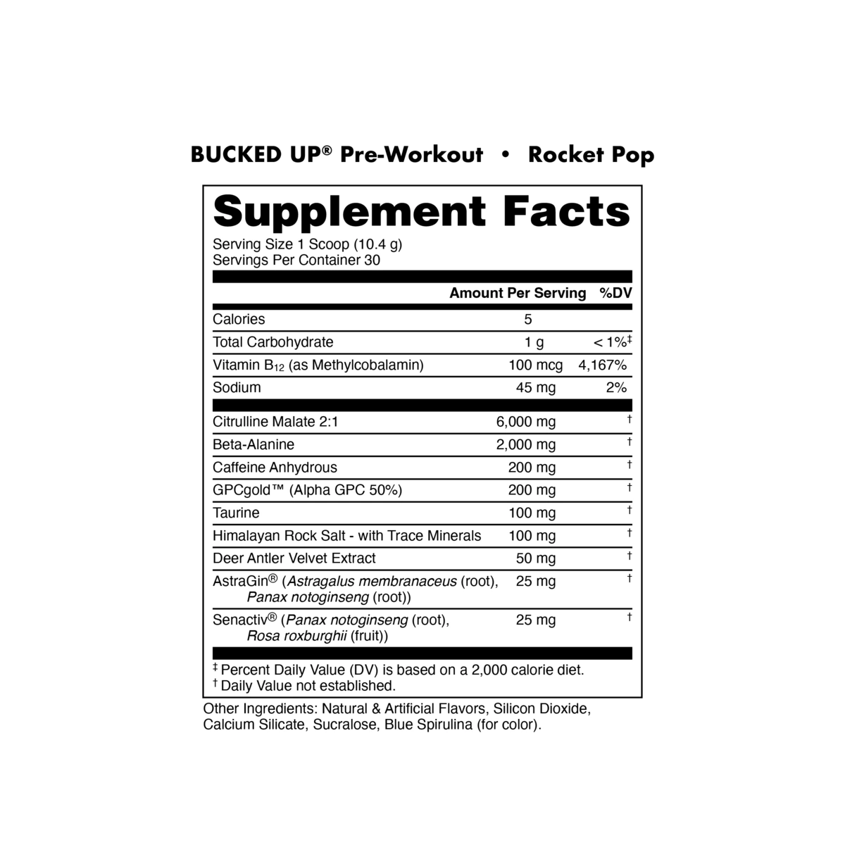 Bucked Up Preworkout