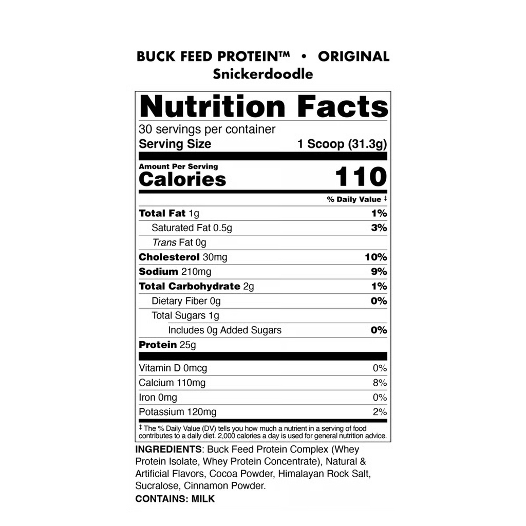 Buck Feed Protein