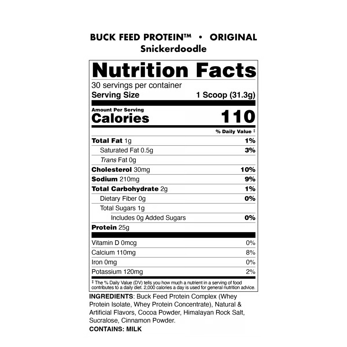 Buck Feed Protein
