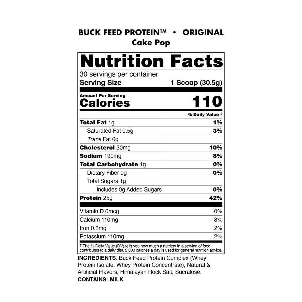 Buck Feed Protein